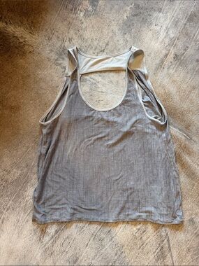 lululemon athletica Ribbed Racerback Tank in Light Gray